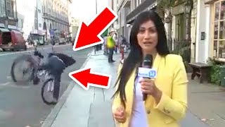 10 СМЕШНЫХ и нелепых моментов в прямом эфире...