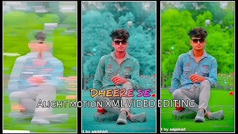 😎Dheere Dheere Se Meri Zindagi | Ailght motion Xml video editing #xml_file #shorts #alight_motion"