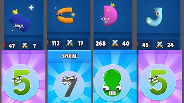 Number run merge 3d math, alphabet lore run Gameplay Walkthrough Android, iOS #123456789