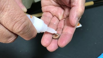 How We Glued a Detached Pool / Cue Stick Tip