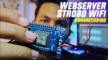 Belajar Membuat Strobo Text Wifi Tahap Awal (webserver) #ArduinoExpert