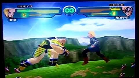 Dragon Ball Z Budokai(Gamecube)-Android 18 vs Nappa III
