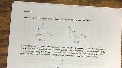 12.3 - The Dot Product (Part 2)