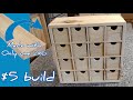 Making A $5 Small Parts Organizer from a 2x6 | box joints | Woodworking