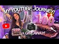 My YouTube Journey to 100K + GIVEAWAY! | 100K SPECIAL