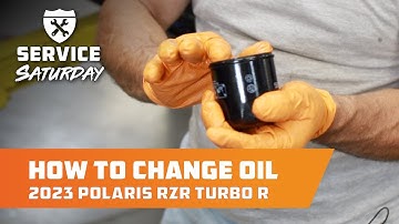 | 2023 Turbo R RZR | How to Change Your Oil and Filter