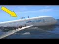 GTA 5 Emergency Landing On Water (Bird Strike) Plane crash movie