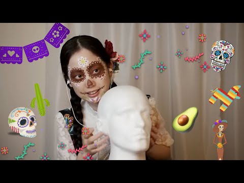 【ASMR】ハロウィン生配信🎃 耳かきやハロウィンのお菓子食べていきます🍬【ダミーヘッドマイク】 Ear Cleaning /Eating Sound