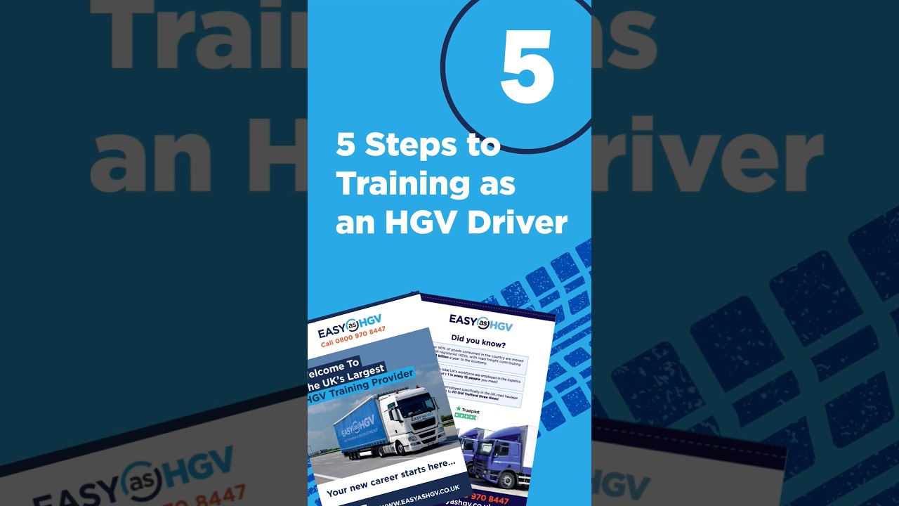 5 simple steps to training as an HGV driver  