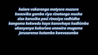 kutonga kwaro by Jah Prayzah lyrics