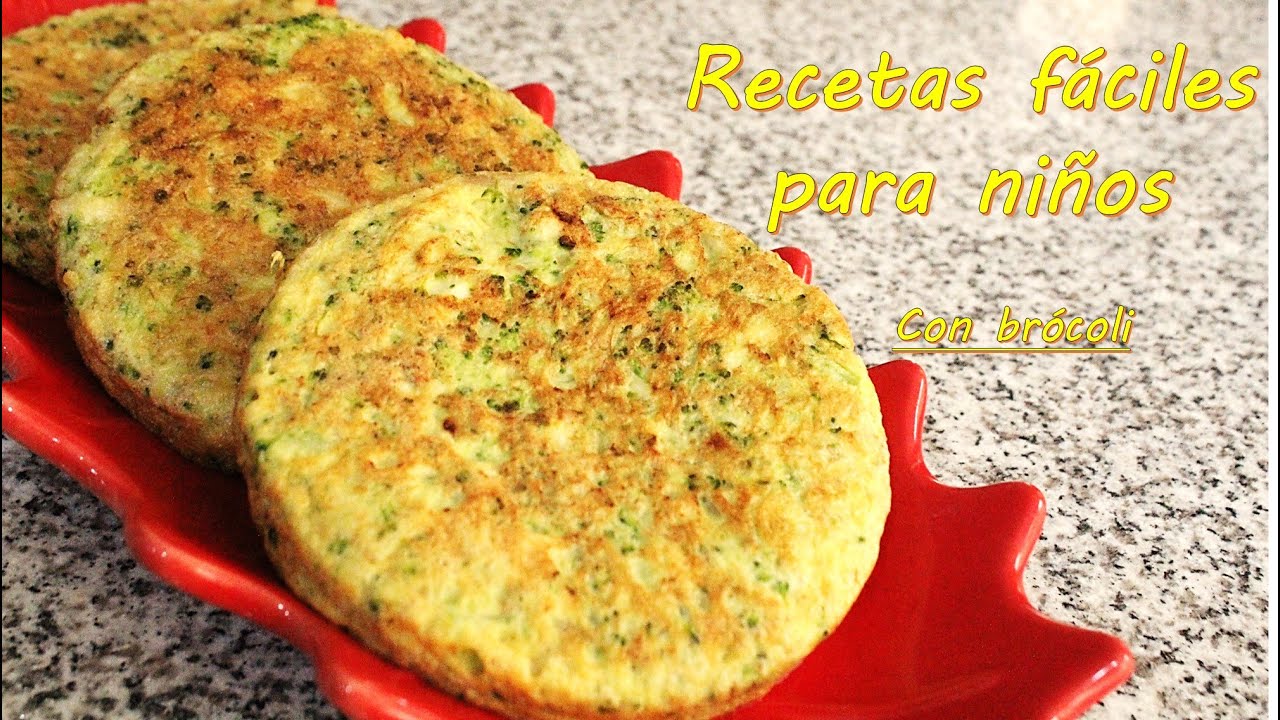 Tortitas de brócoli y pollo deliciosas y fáciles de hacer | Receta para niños