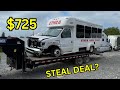 WE WON A REALLY CHEAP WRECKED SHORT BUS