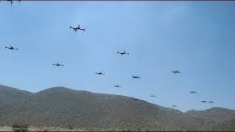 Drone Swarm Simulation & Syncronized Motion