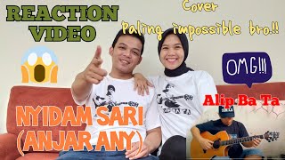 Alip Ba Ta - CAMPURSARI NYIDAM SARI (Anjar any) fingerstyle cover. REACTION with family.