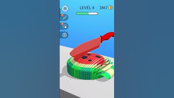 ASMR Slicing - Relaxing & Satisfying Lvl 4 #shorts