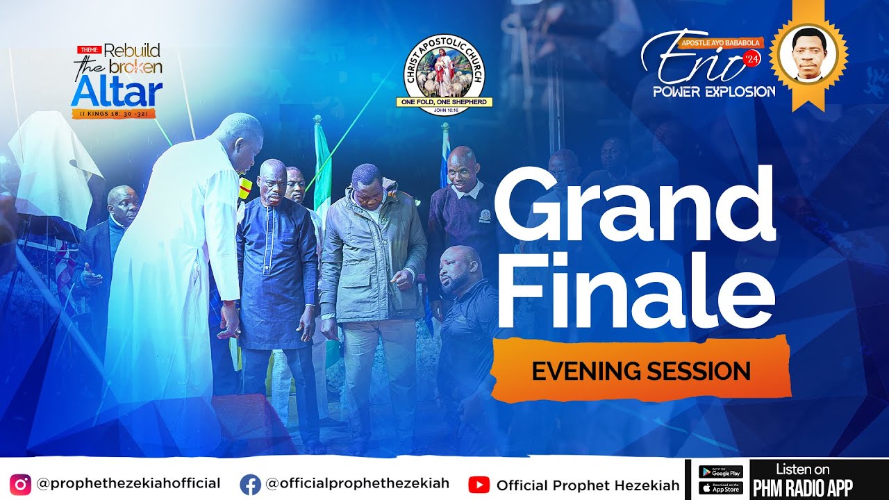 PROPHET HEZEKIAH OLADEJI ( CAC GENERAL EVANGELIST) MINISTRATION AT ERIO 2024 | GRAND FINALE