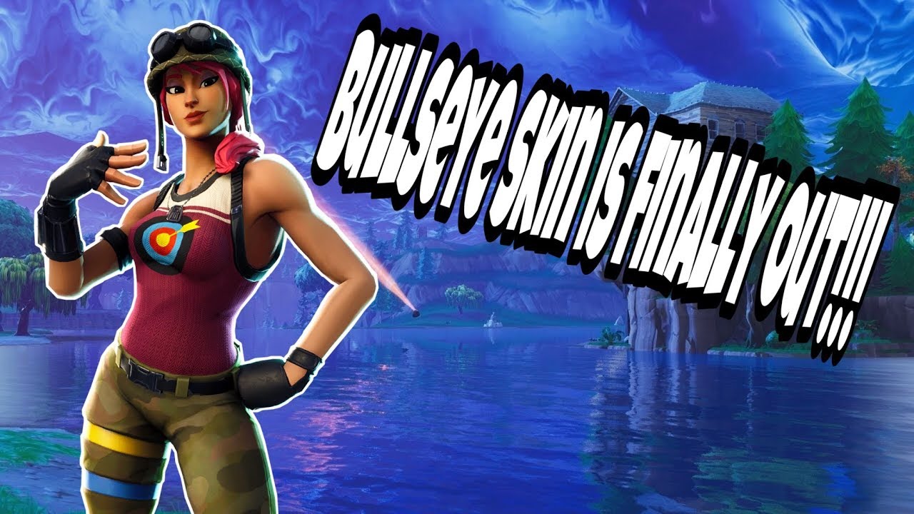 Fortnite Bullseye skin finally out + First game of the month live
