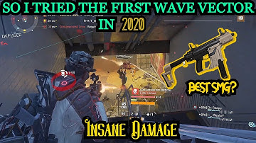 DIVISION 1|USING THE FIRST WAVE VECTOR 45 ACP IN 2020(Insane Crit Damage SMG)|BEST SMG?
