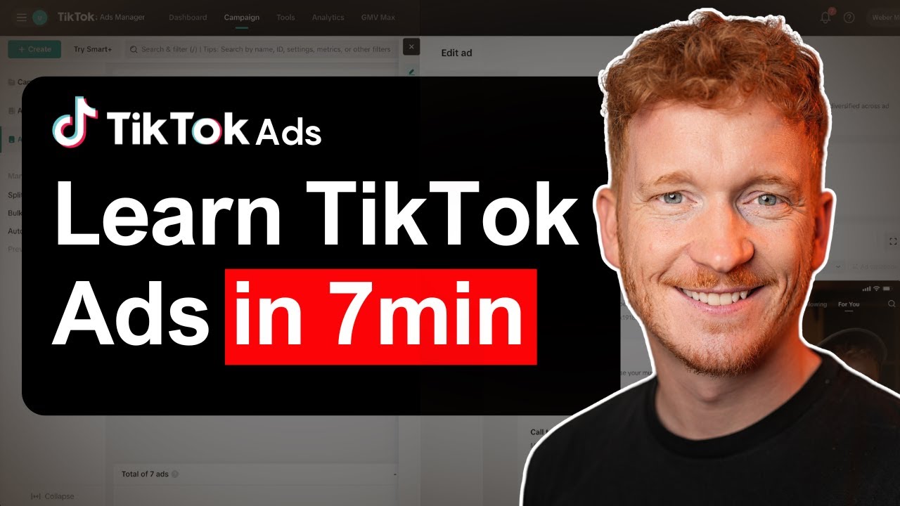 Learn TikTok Ads in 7 Minutes – Tutorial 2026