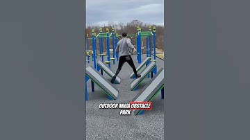 FREE OUTDOOR NINJA WARRIOR PARK!?! 🤯