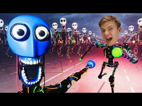 How to DEFEAT AN ARMY OF ROBOTS??? 4K 4K