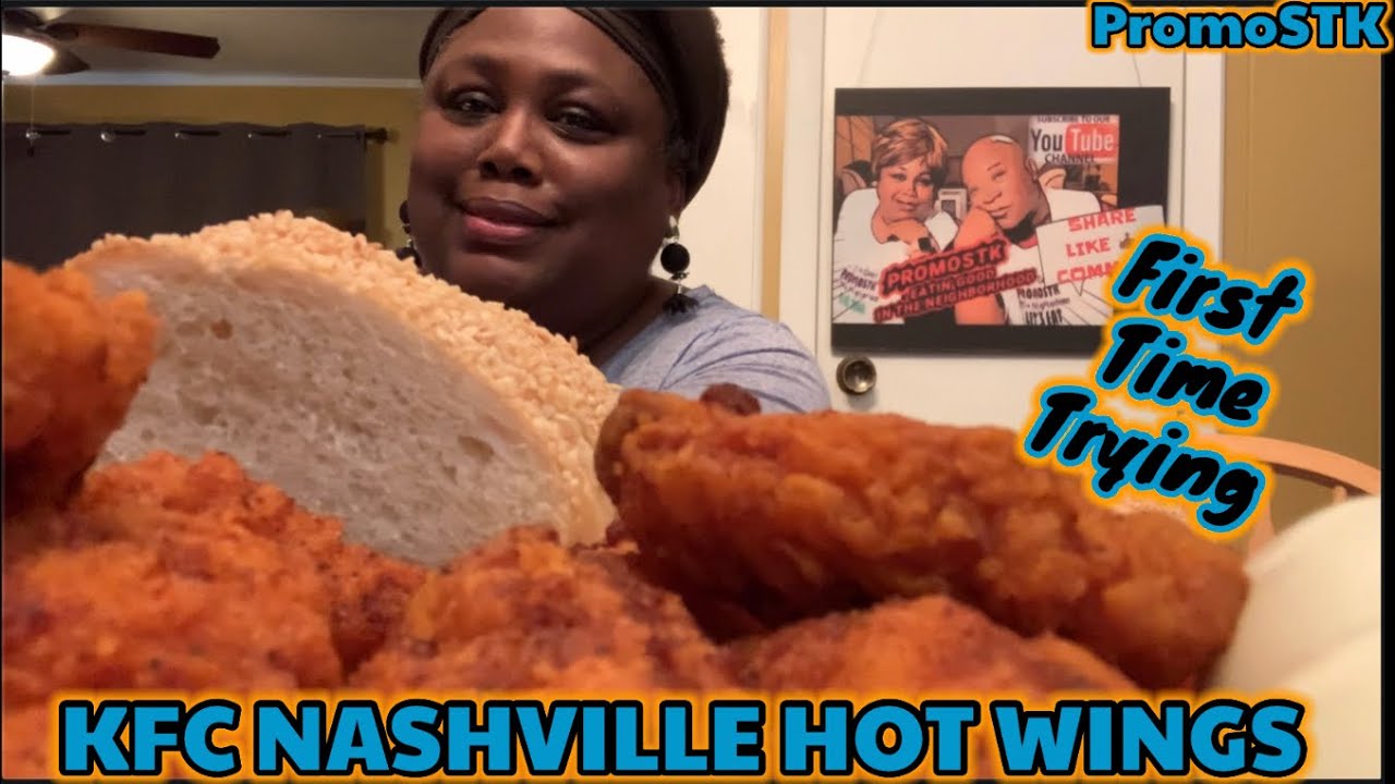 KFC NASHVILLE HOT WINGS First Time THROWBACK YouTube