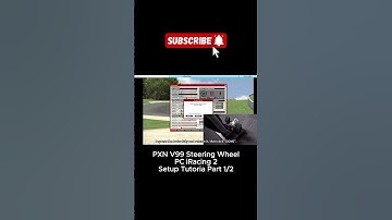 Part 1/2 PXN V99 Gaming Steering Wheel & PC  iRacing 2 Setup Tutorial. #pxn