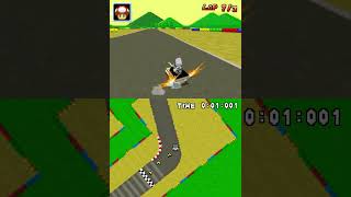 Mario Kart DS, time trial failure 3
