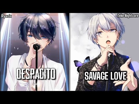 Collaboration Nightcore - Savage Love ✘ Despacito (Mashup/Lyrics)