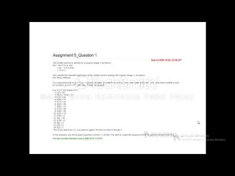 NPTEL C Programming week 5 Assignment 5 question 1