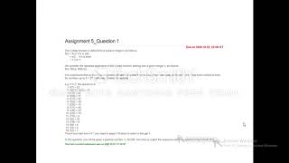 NPTEL C Programming week 5 Assignment 5 question 1 Profile