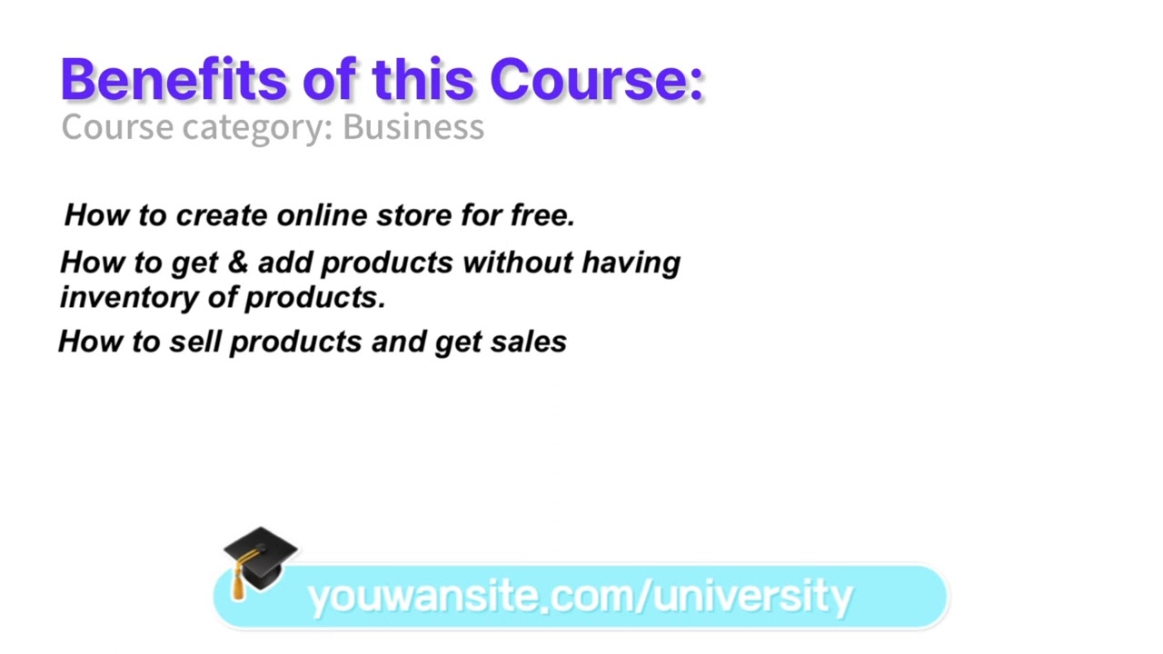Business Course on YouWan University! Enroll Now…