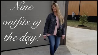 Nine Outfits Of The Day Mostly Shopped My Closet