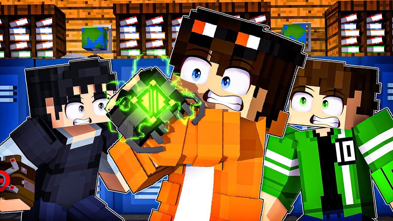 STHAN usou o CARNITRIX na ESCOLA de BEN 10 no Minecraft!