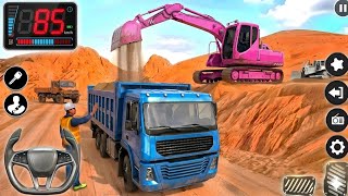 🚧City Road Construction Simulator 3D 👷 | Heavy Excavator & Truck - Android Gameplay screenshot 3