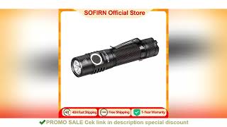 Sofirn SC31 Pro Powerful 2000LM 18650 Flashlight SST40 5V/2A Portable Rechargeable LED Lantern USB C