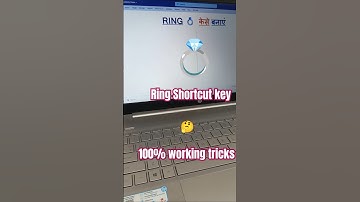 Ring 💍 Ms Word Shortcut Tricks #shorts #virlshort #computer #tranding #tricks