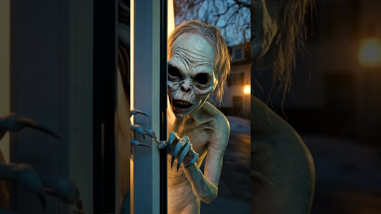 Look at me at night...! #horror #shorts #scary #monster