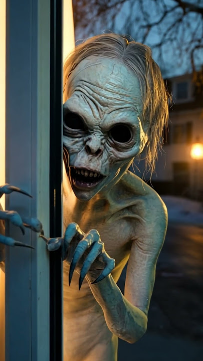 Look at me at night...! #horror #shorts #scary #monster