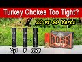 Is Your Turkey Choke Too Tight? TESTED Short + Long Range