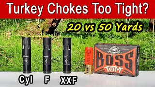 Is Your Turkey Choke Too Tight? TESTED Short + Long Range