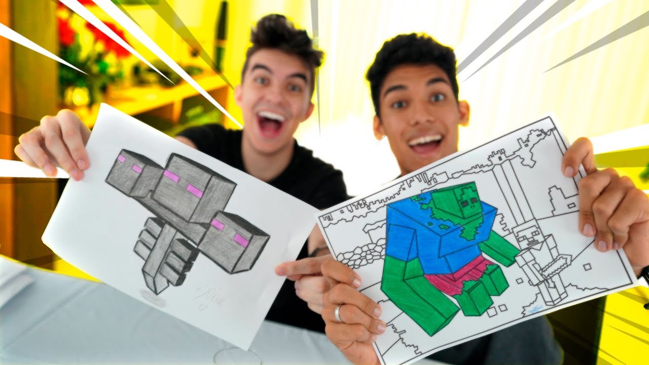 bonecos  Minecraft para colorir, Desenhos minecraft, Minecraft para  imprimir