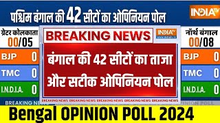 Bengal Opinion Poll 2024: बंगाल की 42 सीटों का ताजा और सटीक ओपिनियन पोल | BJP Vs TMC | India tv