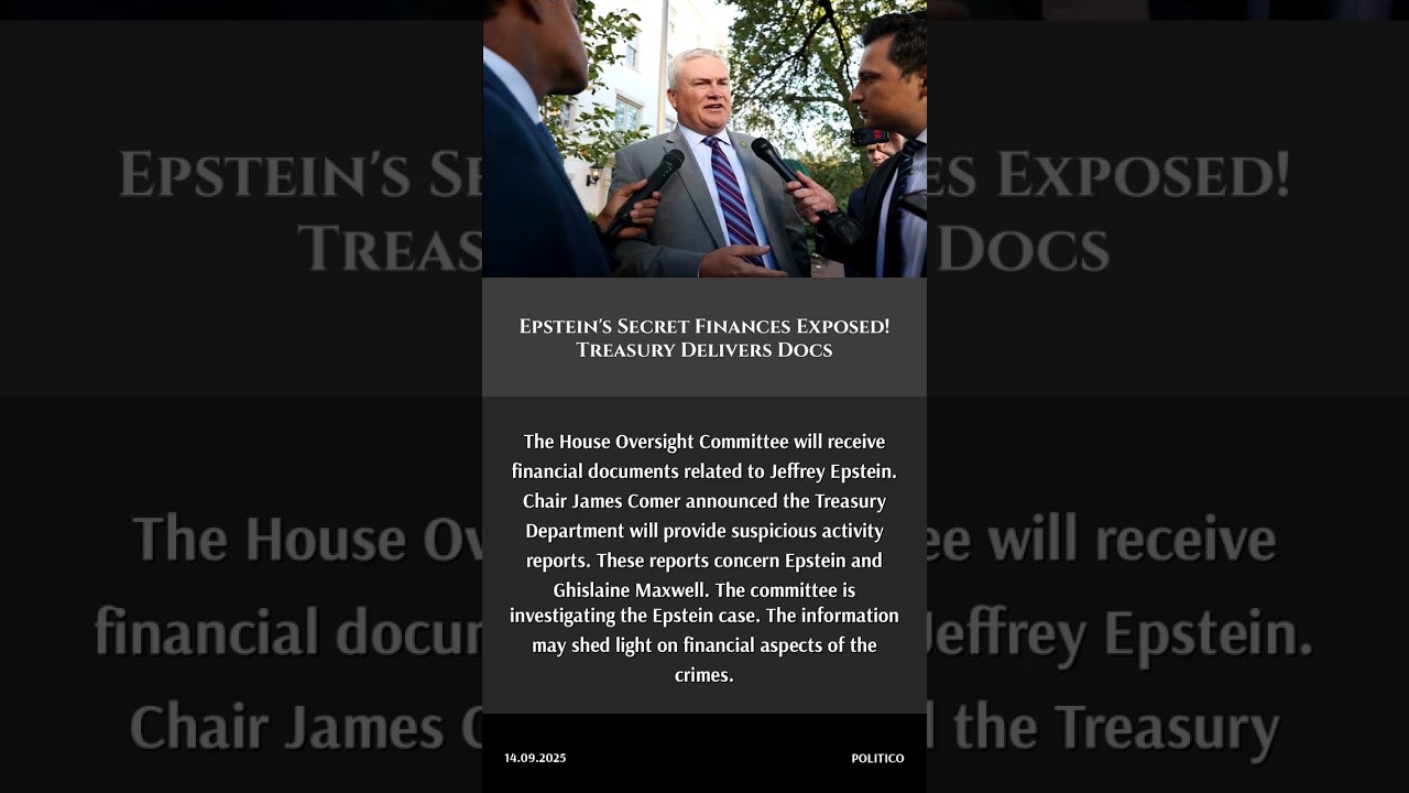 Epstein's Secret Finances Exposed! Treasury Delivers Docs