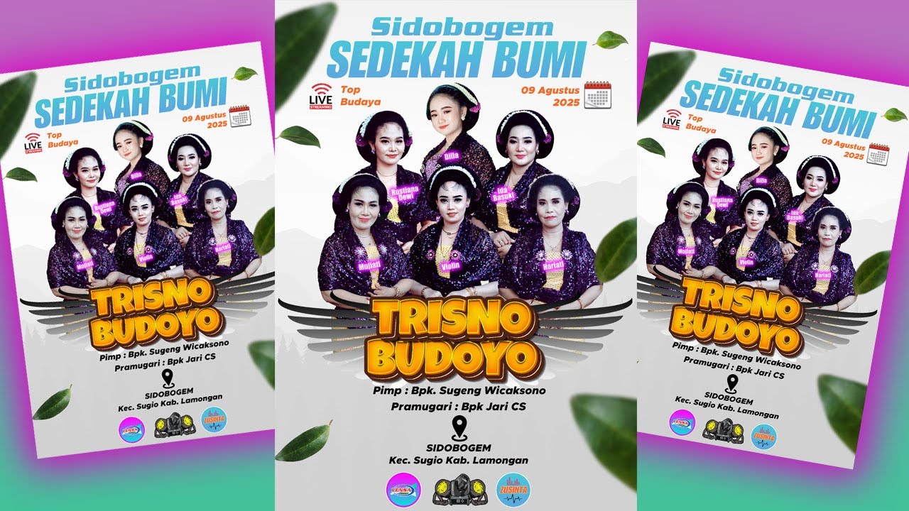 🔴📡𝐋𝐈𝐕𝐄 𝐋𝐀𝐍𝐆𝐄𝐍 𝐓𝐀𝐘𝐔𝐁 𝐓𝐑𝐈𝐒𝐍𝐎 𝐁𝐔𝐃𝐎𝐘𝐎 || 𝐒𝐄𝐃𝐄𝐊𝐀𝐇 𝐁𝐔𝐌𝐈 𝐒𝐈𝐃𝐎𝐁𝐎𝐆𝐄𝐌 𝐒𝐔𝐆𝐈𝐎 𝟐𝟎𝟐𝟓 || 𝐙𝐔𝐒𝐈𝐍𝐓𝐀 𝐀𝐔𝐃𝐈𝐎 𝐆𝐄𝐓𝐔𝐍𝐆