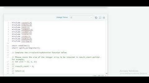 Circular Array Rotation | hackerrank solution