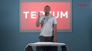 Рекламный ролик про новое полотно для натяжных потолков с ультрафиолетовой маркировкой Teqtum KM2