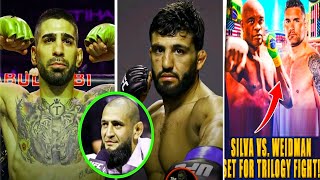 Khamzat Chimaev Talks Arman vs Topuria + Silva vs Weidman 3