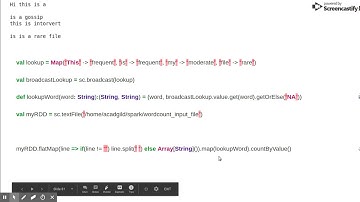 Spark Accumulators and Broadcast Variables Example