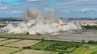 8 cooling towers blowdown at Cottam Notts